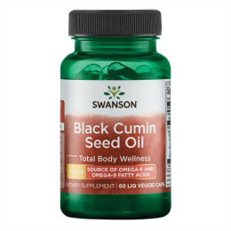 Black Cumin Seed Oil 500 mg - 60 Liq Vegcap Swanson