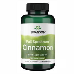 Full Spectrum Cinnamon 375 mg - 180caps Swanson