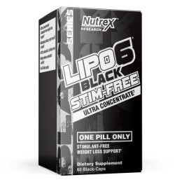 Lipo-6 Black UC Stim-Free - 60 caps Nutrex