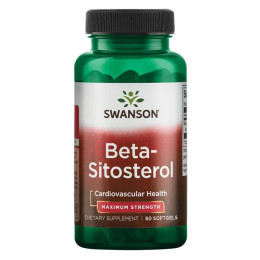 Beta-Sitosterol Maximum Strength 160 mg - 60sgels Swanson