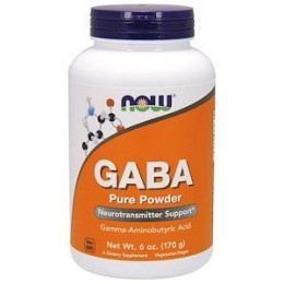 GABA PURE POWDER - 170g (6 OZ) Now Foods