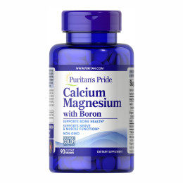 Calcium Magnesium Plus Boron - 90 tab Puritans Pride