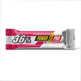 Protein Bar 36% - 20х60g Raspberry Crushon Power Pro