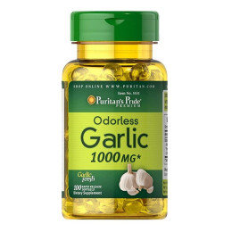 Odorless Garlic 1000 mg - 100 Rapid Release softgels Puritans Pride