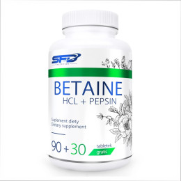 Betaine HCL+Pepsin - 120caps SFD Nutrition