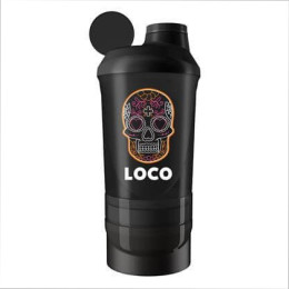 LOCO Shaker Smart - 600ml Black Allnutrition