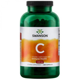 Vitamin C with Rose Hips 1000 mg - 250 caps Swanson