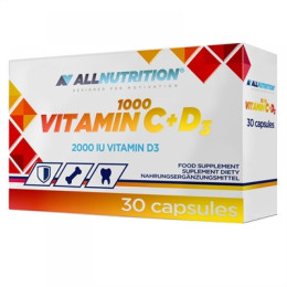 Vitamin C + D3 1000 - 30 caps Allnutrition