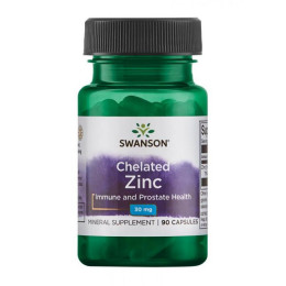 Chelated zinc 30 mg - 90 cap Swanson