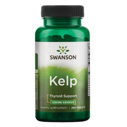 Kelp Iodine Source 225 mcg - 250 Tabs Per Bottle Swanson