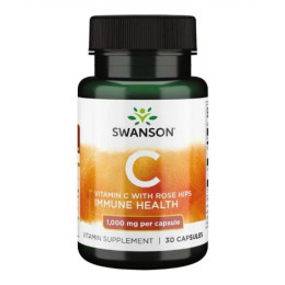 Vitamin C Rose Hips 1000mg - 30caps Swanson