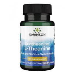 Suntheanine L-Theanina 100mg - 60veggie caps Swanson