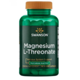 Магній Л-Треонат, Magnesium L-Theonate - 90veg caps Swanson