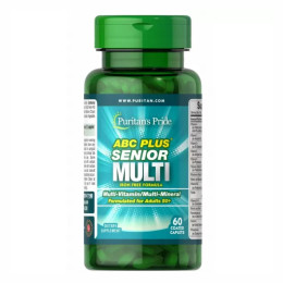 ABC Plus® Senior Multivitamin Multi-Mineral Formula - 60 Caplets Puritans Pride