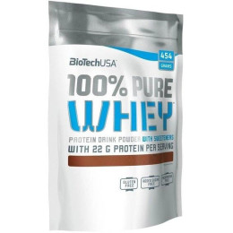 Протеїн 100% Pure Whey 454 g (Unflavoured) BioTech