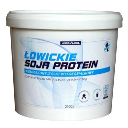 Соевый протеин Megabol Lowickie Soya Protein 2100 g (Raspberry) Megabol