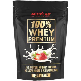 Протеїн Activlab 100% Whey Premium 500 g (Strawberry) Activlab