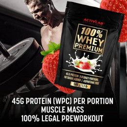 Протеин Activlab 100% Whey Premium 500 g (Strawberry) Activlab