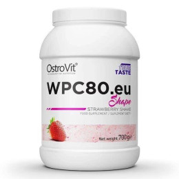 Протеїн Ostrovit Wpc 80.eu Shape 700g (Strawberry shake) OstroVit