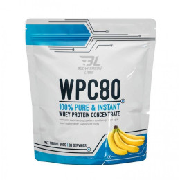 Протеин Bodyperson Labs WPC80 900 g (Banana) BodyPerson Labs