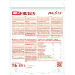 Протеїн Activlab Mega Protein 700 g (Fudge) Activlab