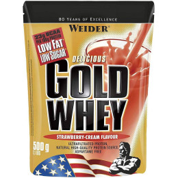 Протеин Gold Whey 500 g Strawberry Cream Weider