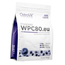 Протеин OstroVit Wpc 80.eu (78% protein) 900g (Blueberry yoghurt) OstroVit