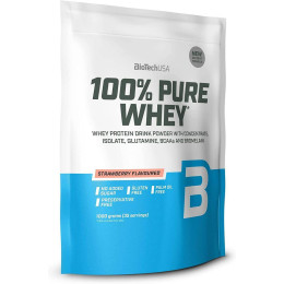 Протеин 100% Pure Whey 1000 g (Strawberry) BioTech