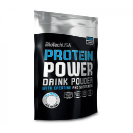 Протеин Protein power 1000 g (Strawberry-banana) BioTech