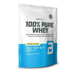 Протеїн 100% Pure Whey 1000 g (Banana) BioTech