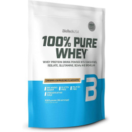 Протеїн 100% Pure Whey 1000 g (Caramel-cappuccino) BioTech