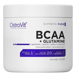 Комплекс амінокислот OstroVit BCAA + Glutamine 200g (Grapefruit) OstroVit