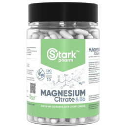 Magnesium Citrate & B6 120caps Stark Pharm