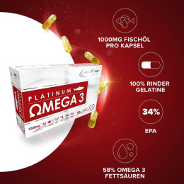 Омега-3 Ironmaxx Platinum Omega 3 60 caps IronMaxx