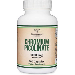 Хром Double Wood Supplements Chromium Picolinate 1000 mcg 300 caps