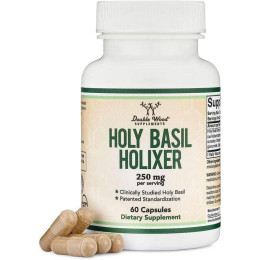 Священний базилік Double Wood Supplements Holixer Holy Basil Extract 250 mg 60 capsules 