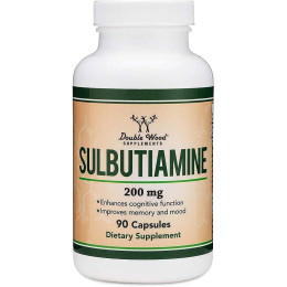 Сульбутіамін Double Wood Supplements Sulbutiamine 200 mg 90 capsules