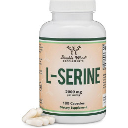 L-серин Double Wood Supplements L-Serine 2000 mg 180 capsules