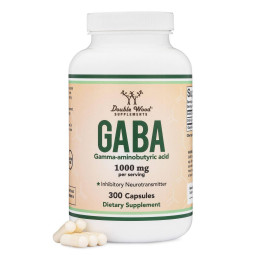 Гамма-аміномасляна кислота Double Wood Supplements GABA 1000 mg 300 capsules