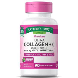 Коллаген и витамин С Nature's Truth Ultra Collagen + C, 3,000 mg , 90 Coated Caplets Nature's Truth