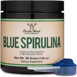 Голубая спирулина Double Wood Supplements Blue Spirulina Extract 30 grams