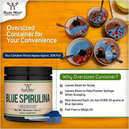 Блакитна спіруліна Double Wood Supplements Blue Spirulina Extract 30 grams