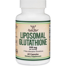 Липосомальный глутатион Double Wood Supplements Liposomal Glutathione 500 mg 60 capsules