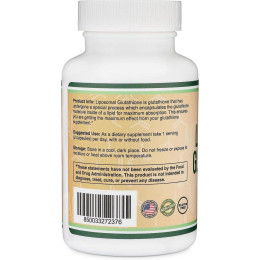 Ліпосомальний глутатіон Double Wood Supplements Liposomal Glutathione 500 mg 60 capsules