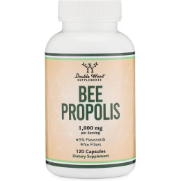 Бджолиний прополіс Double Wood Supplements Bee Propolis 1000 mg 120 capsules