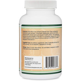 Экстракт кава-кавы Double Wood Supplements Kava Kava Extract 1000 mg 120 capsules