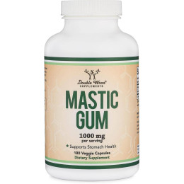 Мастикова смола Double Wood Supplements Mastic Gum 1000 mg 180 capsules