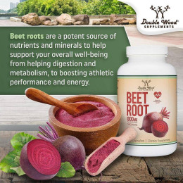 Корень свеклы Double Wood Supplements Beet Root 1000 mg 210 capsules