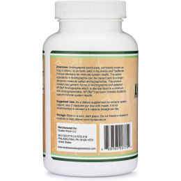 Андрографис Double Wood Supplements Andrographis 1000 mg 120 capsules