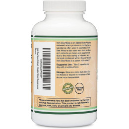 Экстракт ирландского мха Double Wood Supplements Irish Moss Extract 1200 mg 180 caps